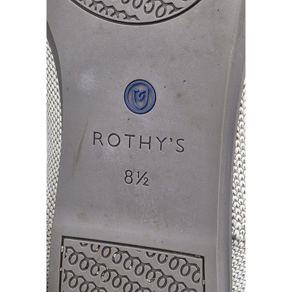 Rothy's The Flats Round Toe Beige Mist Women's Size 8.5 Comfort Ballet Flats - Picture 14 of 14